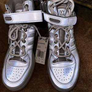 New Ivy Park reflective high top adidas